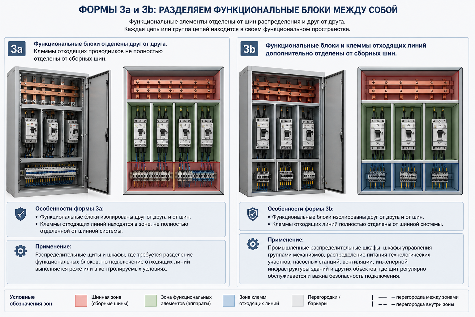 Формы 3a и 3b: разделяем функциональные блоки между собой